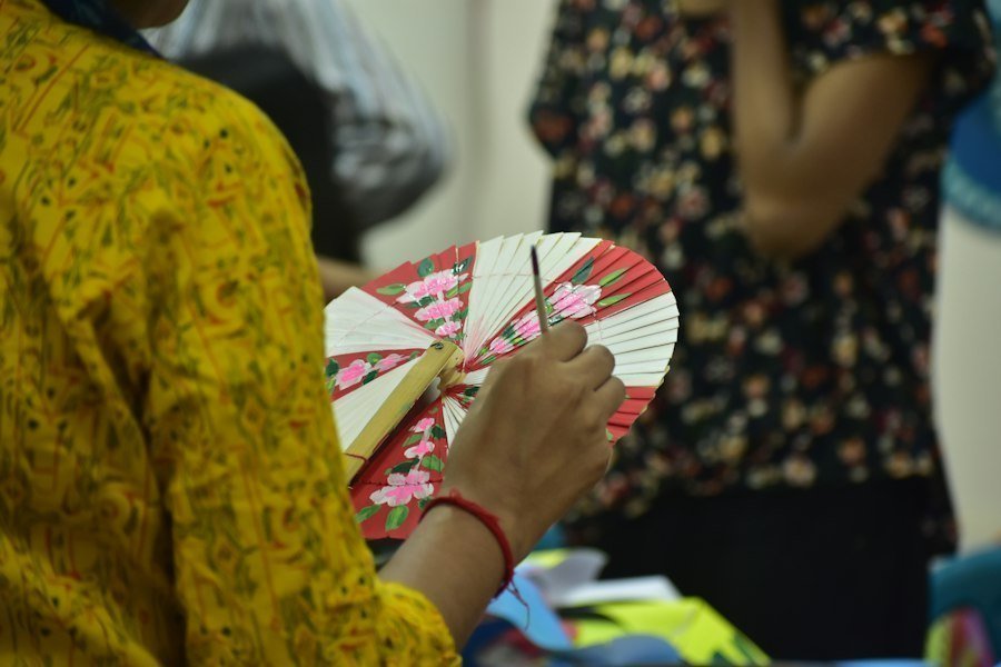 Photo traditional crafts fair